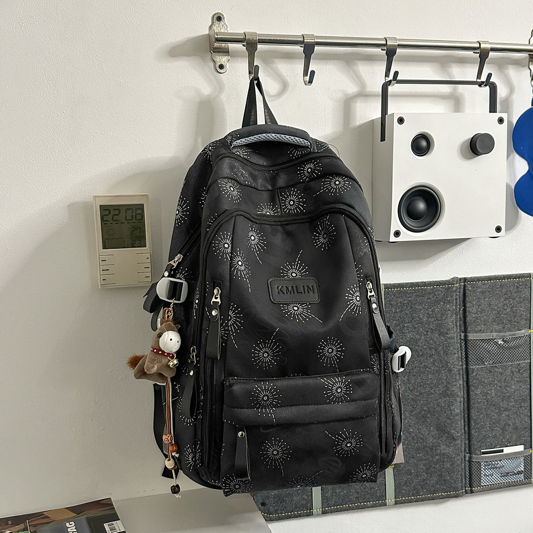 Versatile Floral-Embroidered Backpack Stornfield