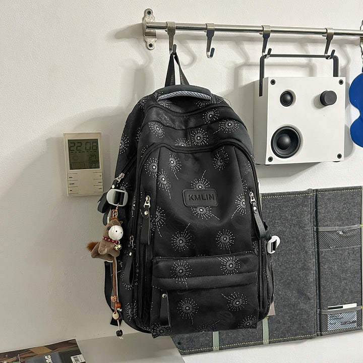 Versatile Floral-Embroidered Backpack Stornfield