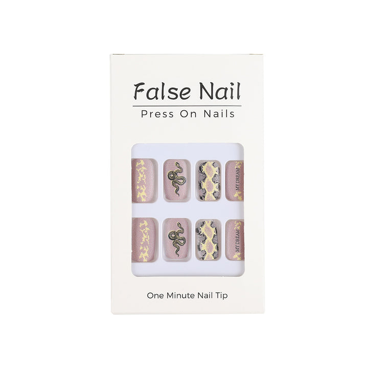 Creative Nail Art with Snake Design Stornfield