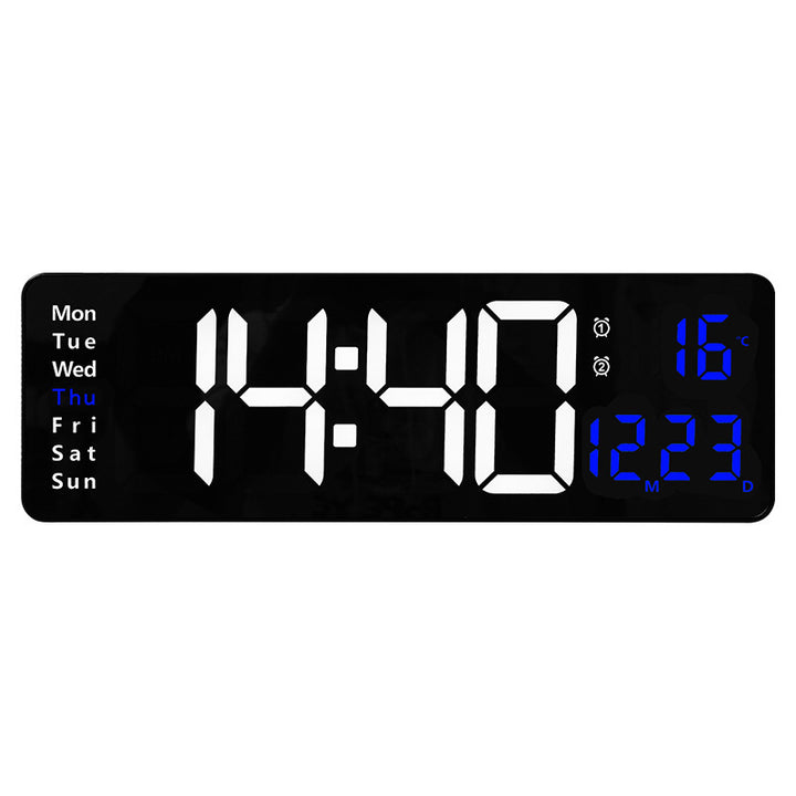 Digital wall clock with multifunctional LED display Stornfield