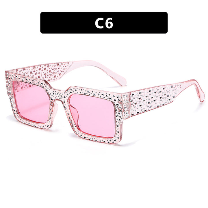 Women's extravagant sunglasses with sparkling accent Stornfield