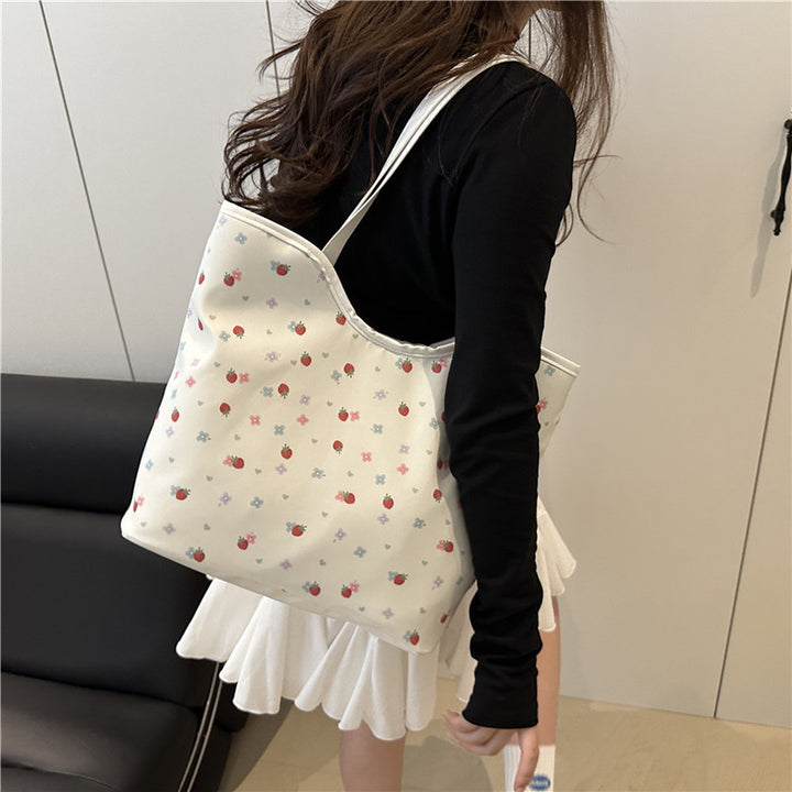 Floral Print Shopping Tote Bag Stornfield
