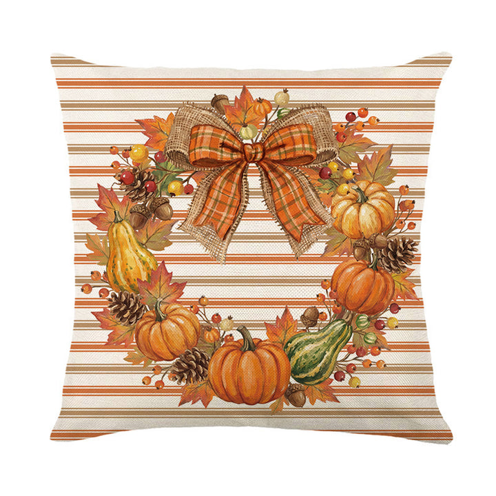 Autumn Harvest Decorative Throw Pillow Cover