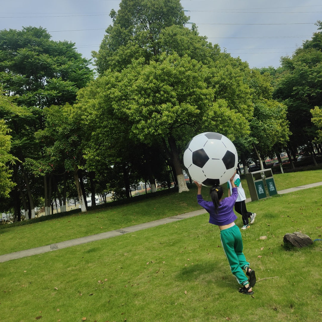 Unisex Inflatable Football Game Ball with Large Diameter Stornfield