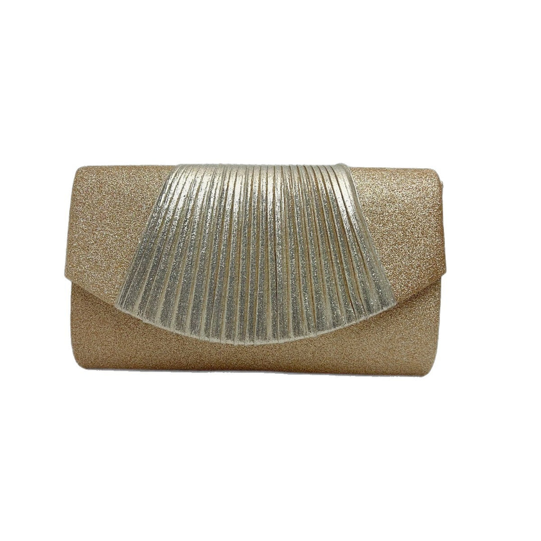 Glamorous Pleated Evening Clutch