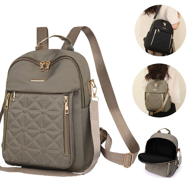 Stylish Quilted Nylon Backpack Stornfield