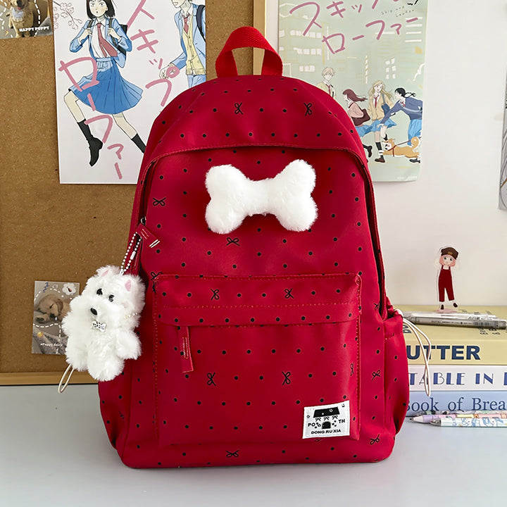 Cute Patterned Lightweight School Backpack