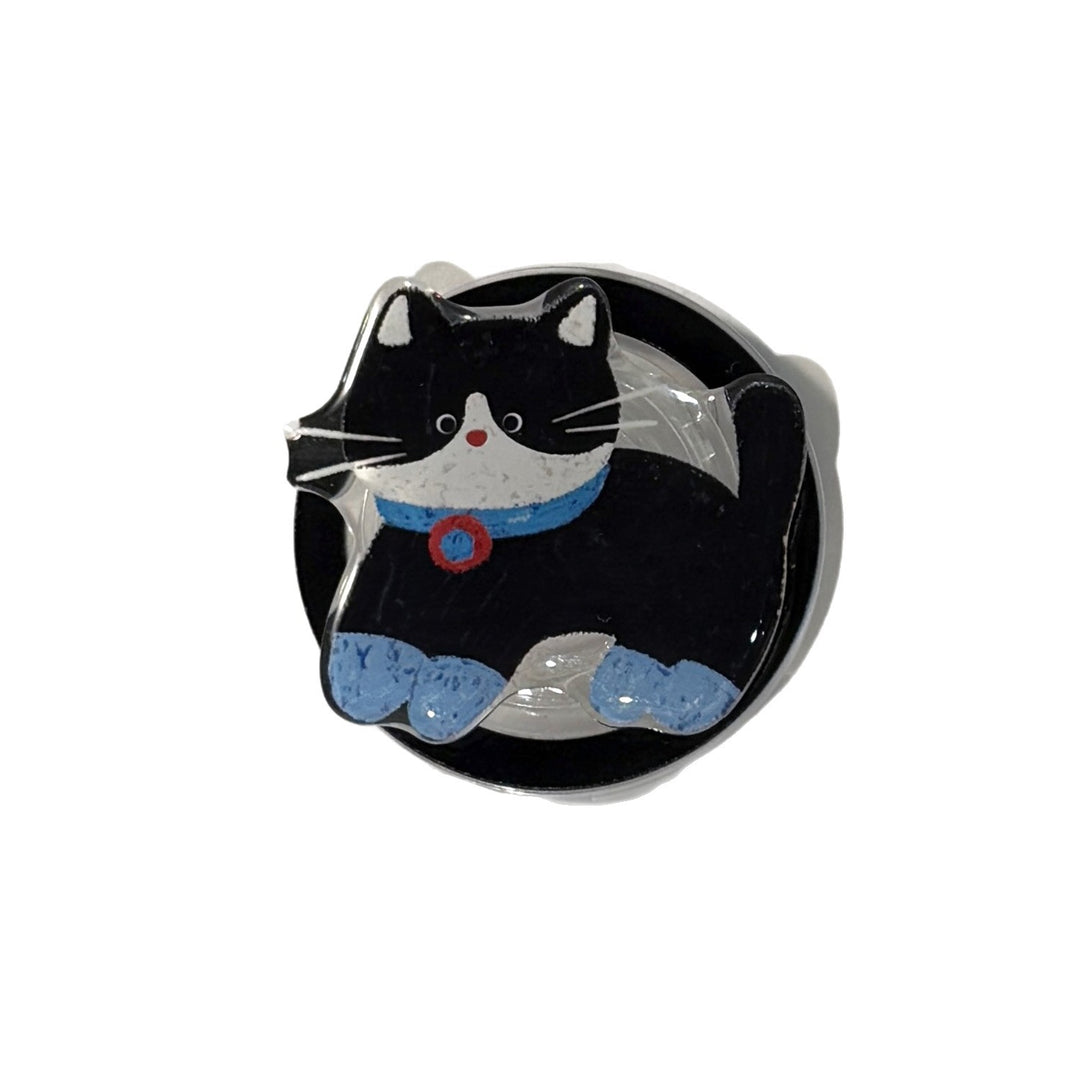 Playful Cat Motif Smartphone Finger Holder Stornfield