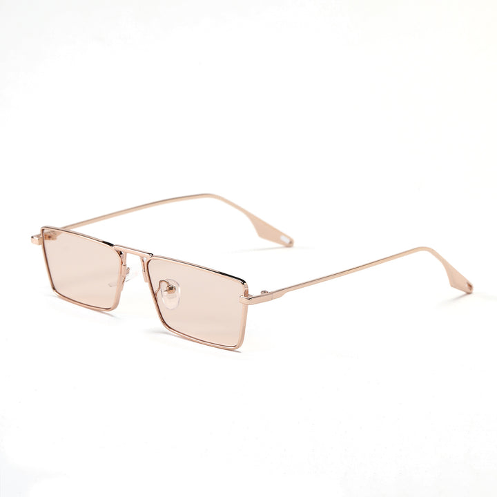 Women's elegant square sunglasses with narrow metal frame and UV protection Stornfield