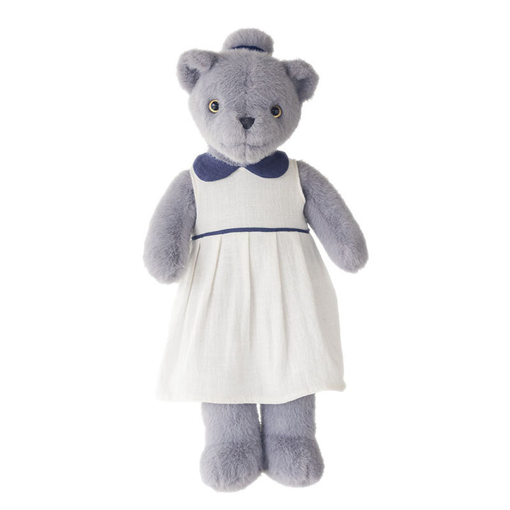 Plush Teddy Bear with Satin Bow and Ultra-Soft Faux Fur