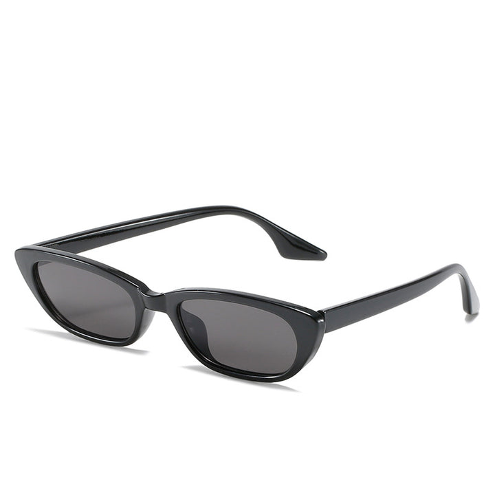 Women's modern sunglasses in trendy cat-eye style with transparent frame Stornfield