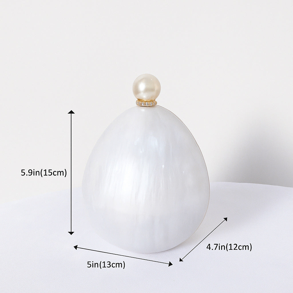 Pearlescent Acrylic Evening Handbag