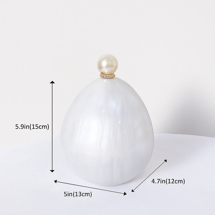 Pearlescent Acrylic Evening Handbag