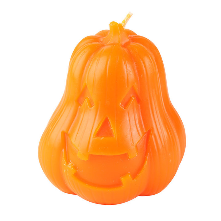 Sculptural Skull-Shaped Decorative Wax Candle