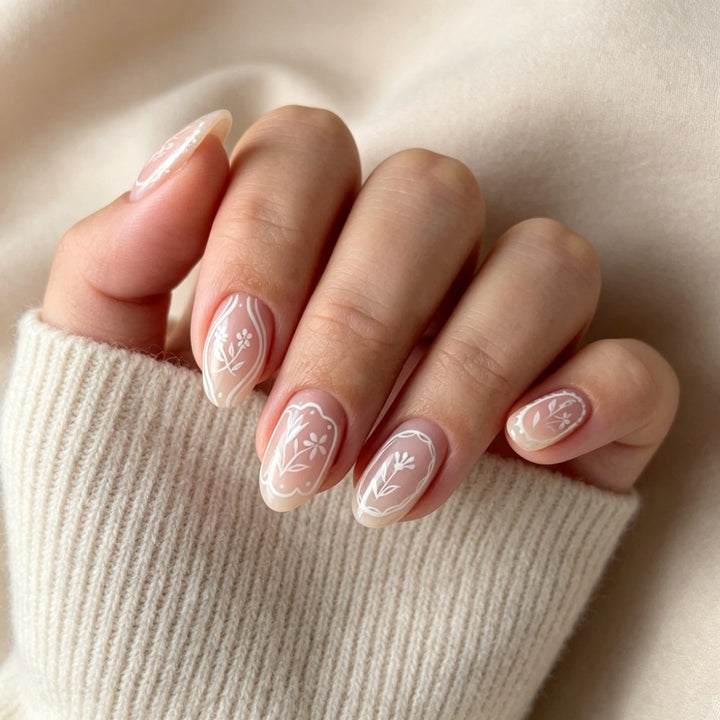 Classic Square-Shaped Press-On Nails