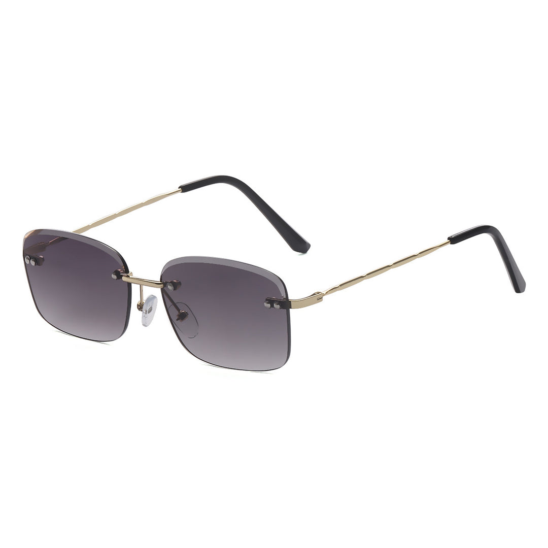 Women's square sunglasses with polarized lenses and elegant metal frame Stornfield