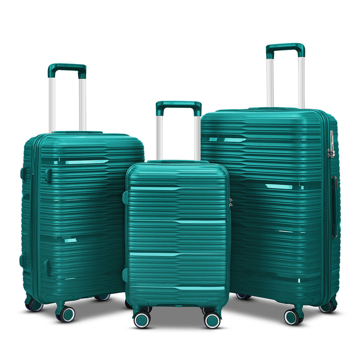 Women's Stylish Textured Hard Shell Luggage Set Stornfield