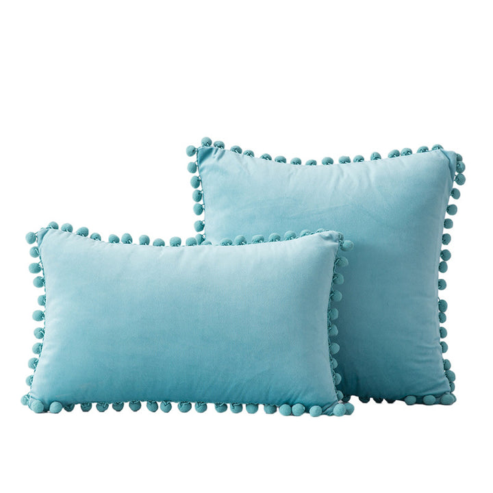 Decorative Pom-Pom Accent Pillow