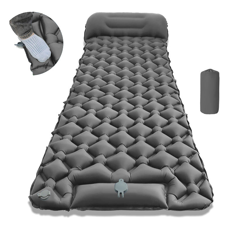 Air Mattress With Integrated Headrest And Comfortable Valve System Stornfield