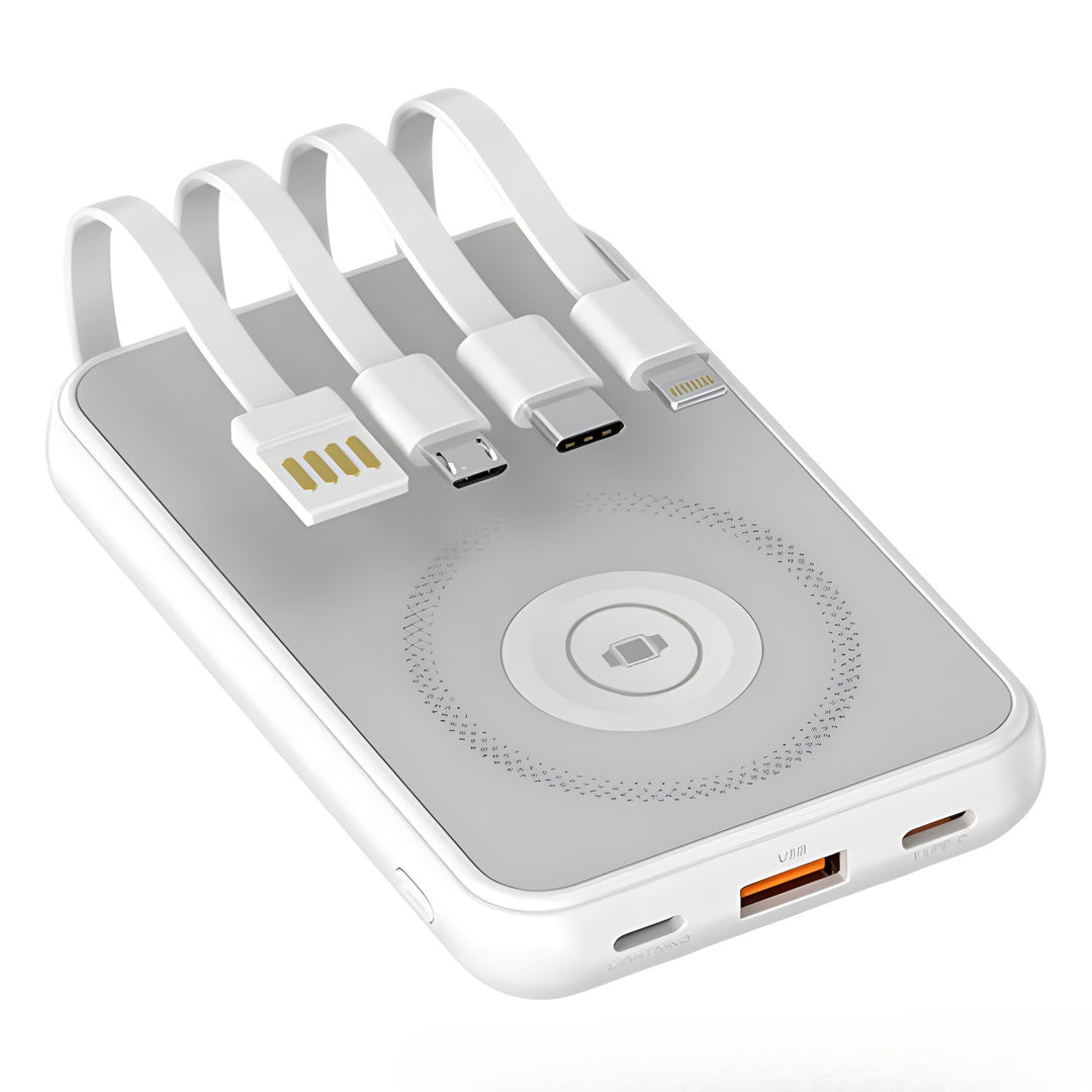 Portable power bank with wireless charging function and integrated smart technology Stornfield
