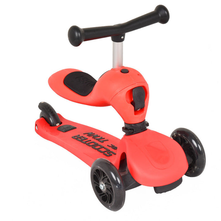 Adjustable Height Glider Scooter Stornfield