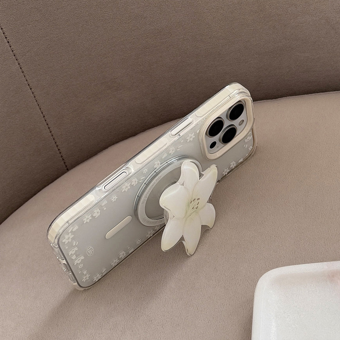 Luxury Hand Mirror in Floral Design Stornfield