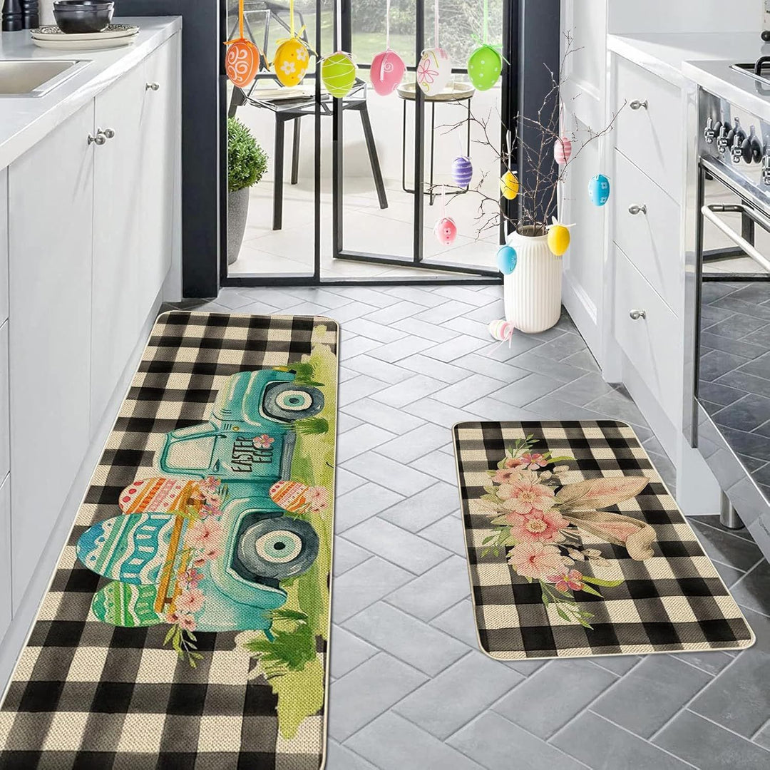 Children's Easter-Themed Kitchen Floor Mat Stornfield