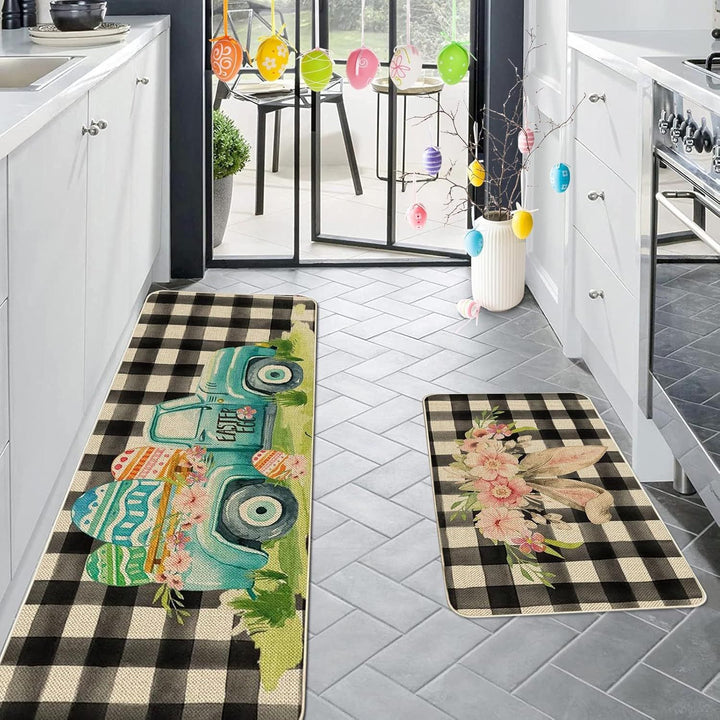 Children's Easter-Themed Kitchen Floor Mat Stornfield