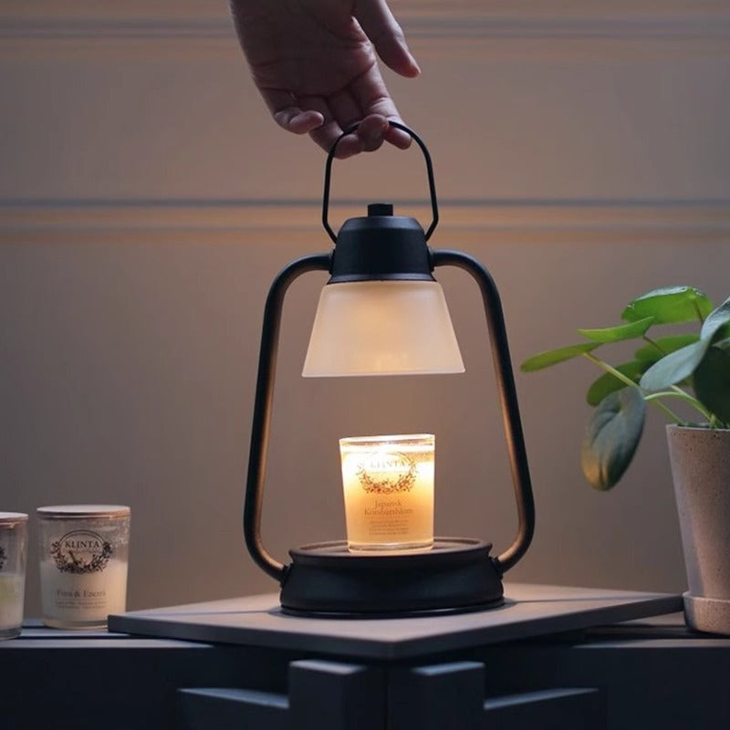 Contemporary Candle Holder Lamp