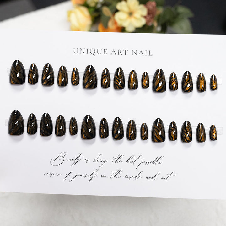 Artistic Animal Print Press-On Nails