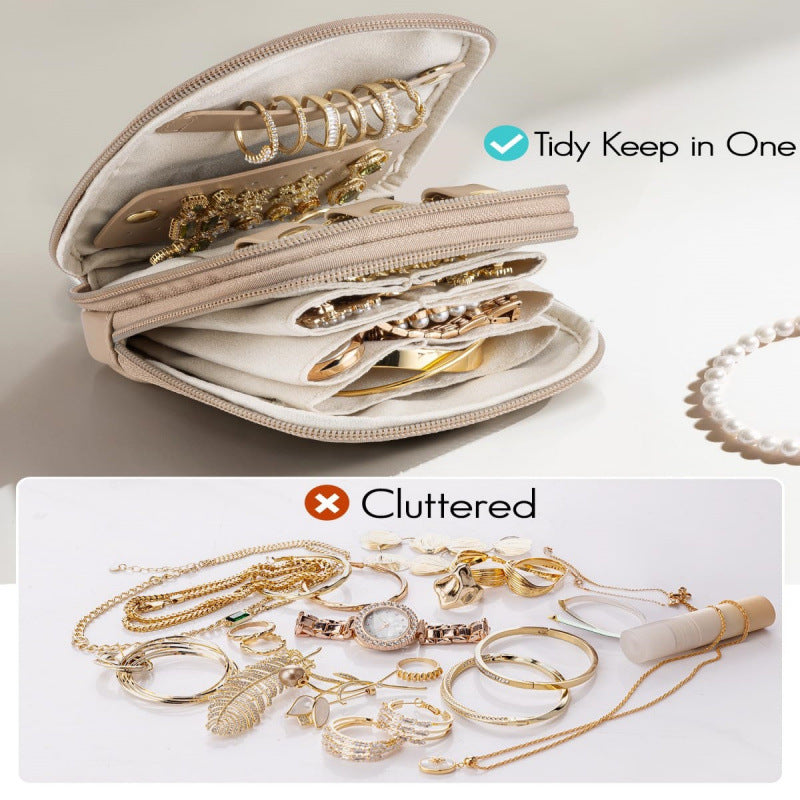 Elegant jewelry organizer with multiple compartments Stornfield