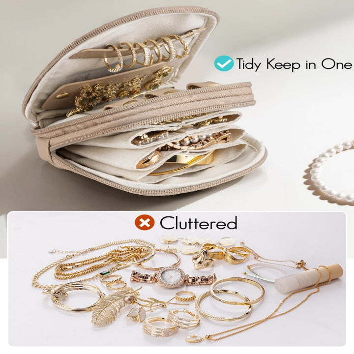 Elegant jewelry organizer with multiple compartments Stornfield