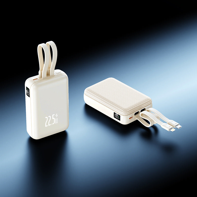 Portable power bank with powerful fast charging function and innovative cable management Stornfield