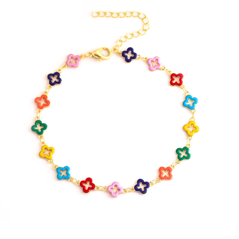 Colorful Star Charm Anklet Stornfield 1788164326