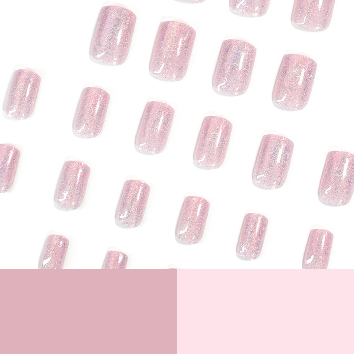 Elegant Nail Art with Glitter and Ombre Effect Stornfield