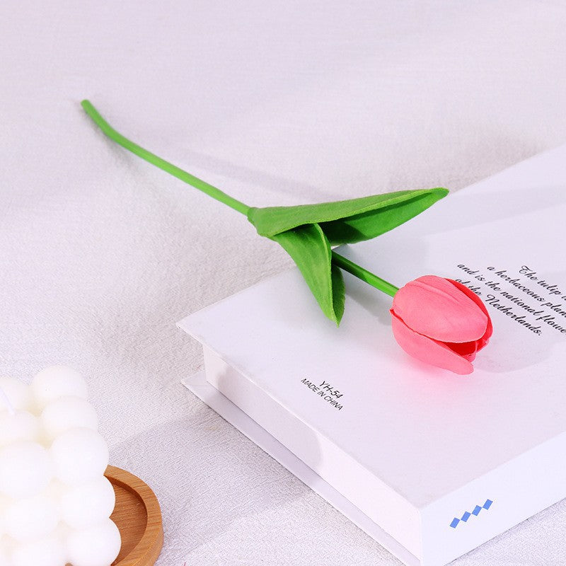 Realistic Faux Tulip Stem