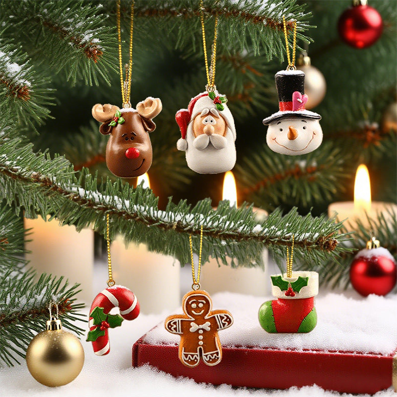 Festive Holiday Themed Figurine Set