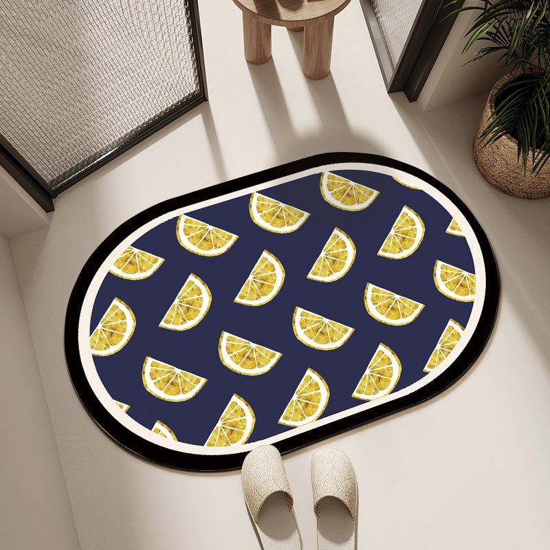 Textured Geometric Bath Mat Stornfield