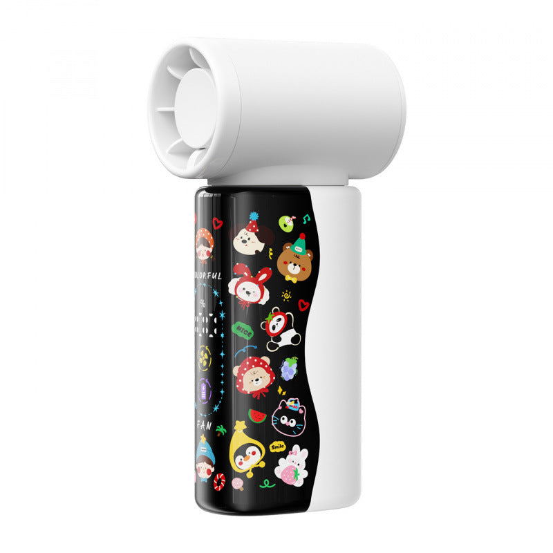 Women's Portable Mini Cooling Fan with Playful Design Stornfield