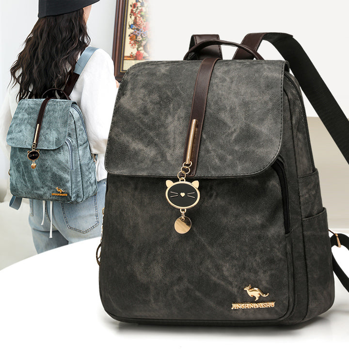 Vintage-Inspired Canvas Backpack Stornfield