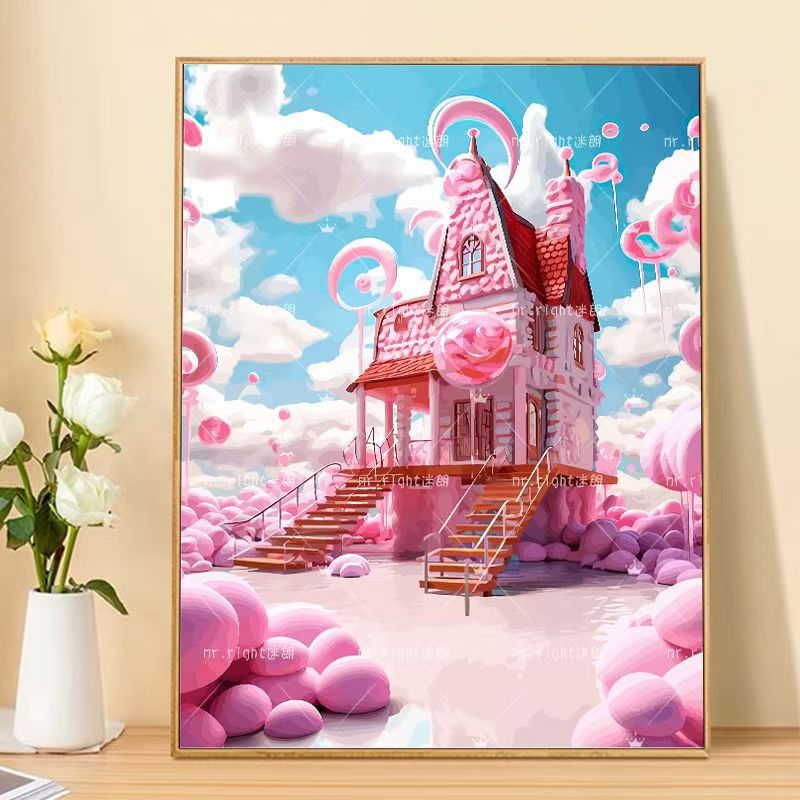 Whimsical Fantasy Landscape Art Canvas Stornfield