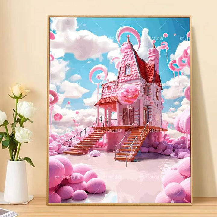 Whimsical Fantasy Landscape Art Canvas Stornfield