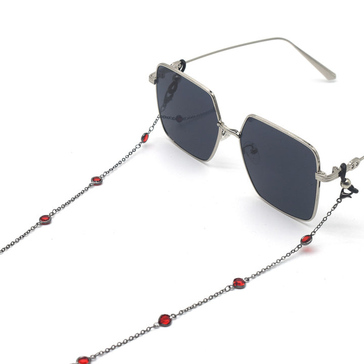 Stylish Crystal-Accented Eyewear Chain Stornfield