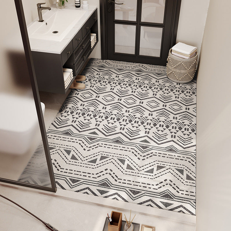 Tribal Pattern Bathroom Mat Stornfield