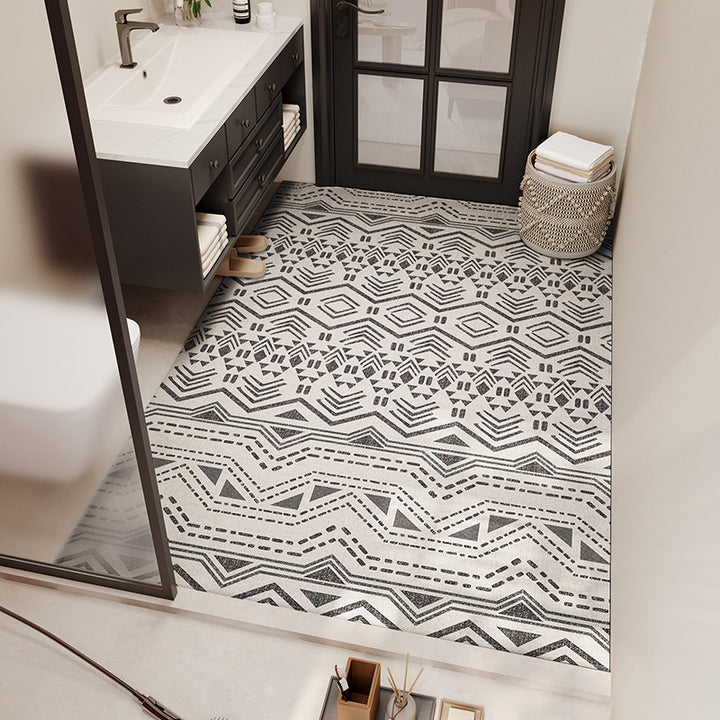 Tribal Pattern Bathroom Mat Stornfield