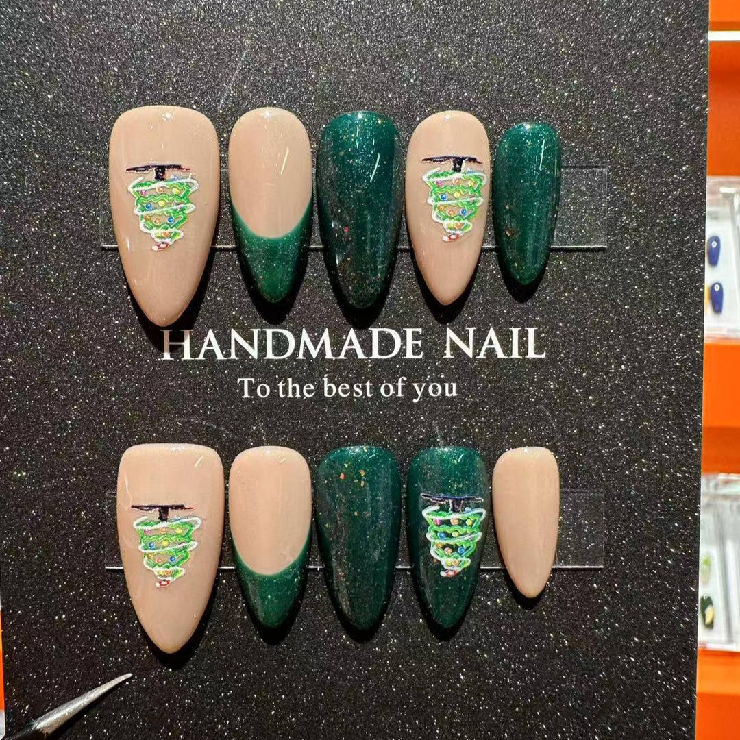 Handmade Seasonal Press-On Nail Set