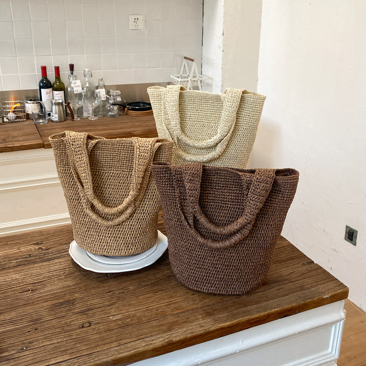 Handmade straw bag Stornfield