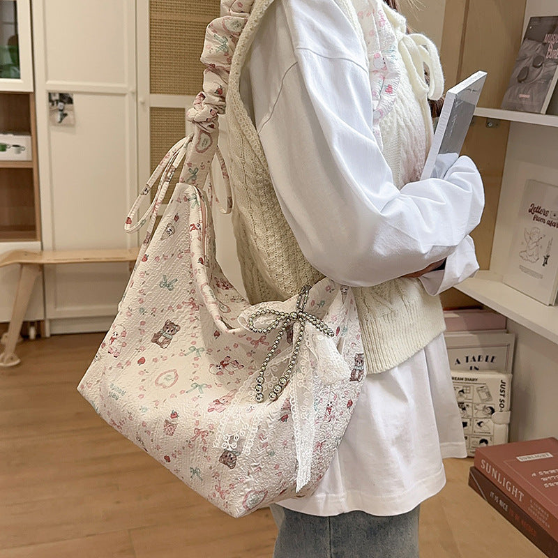 Playful Character-Themed Hobo Bag Stornfield