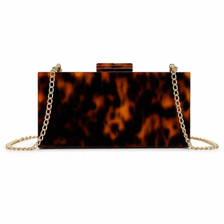 Elegant Tortoiseshell Evening Clutch