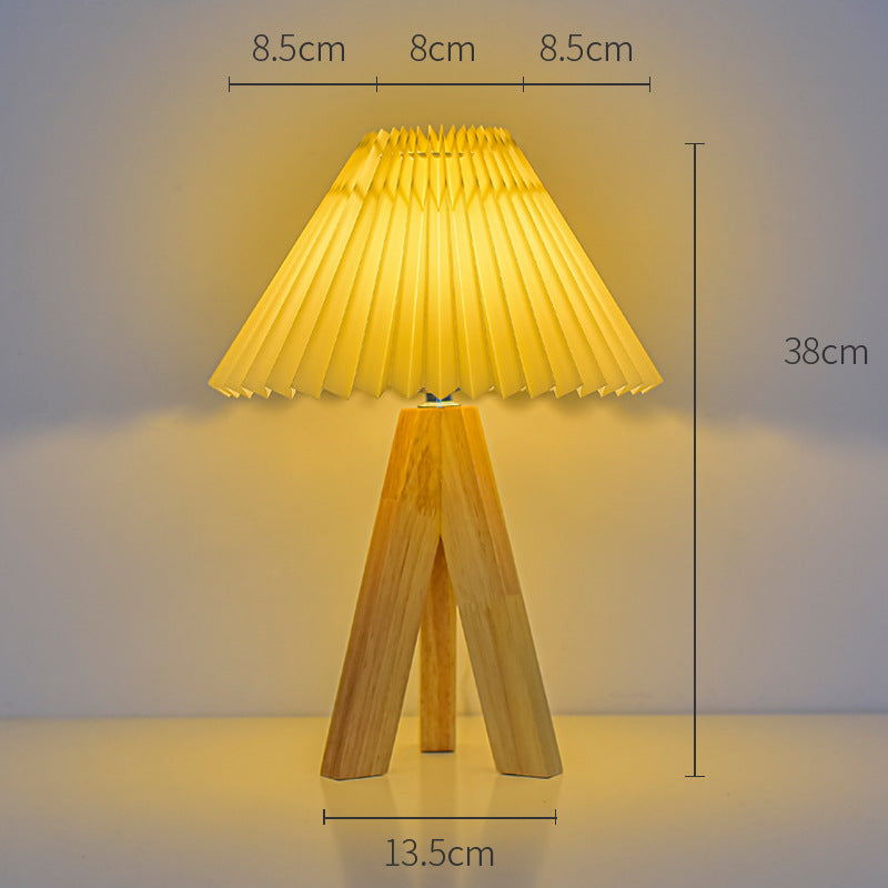 Modern Wooden Base Table Lamp